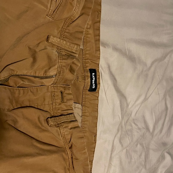 Express Skinny Stretch Khaki Chino Pants 34 x 32 - Picture 2 of 4